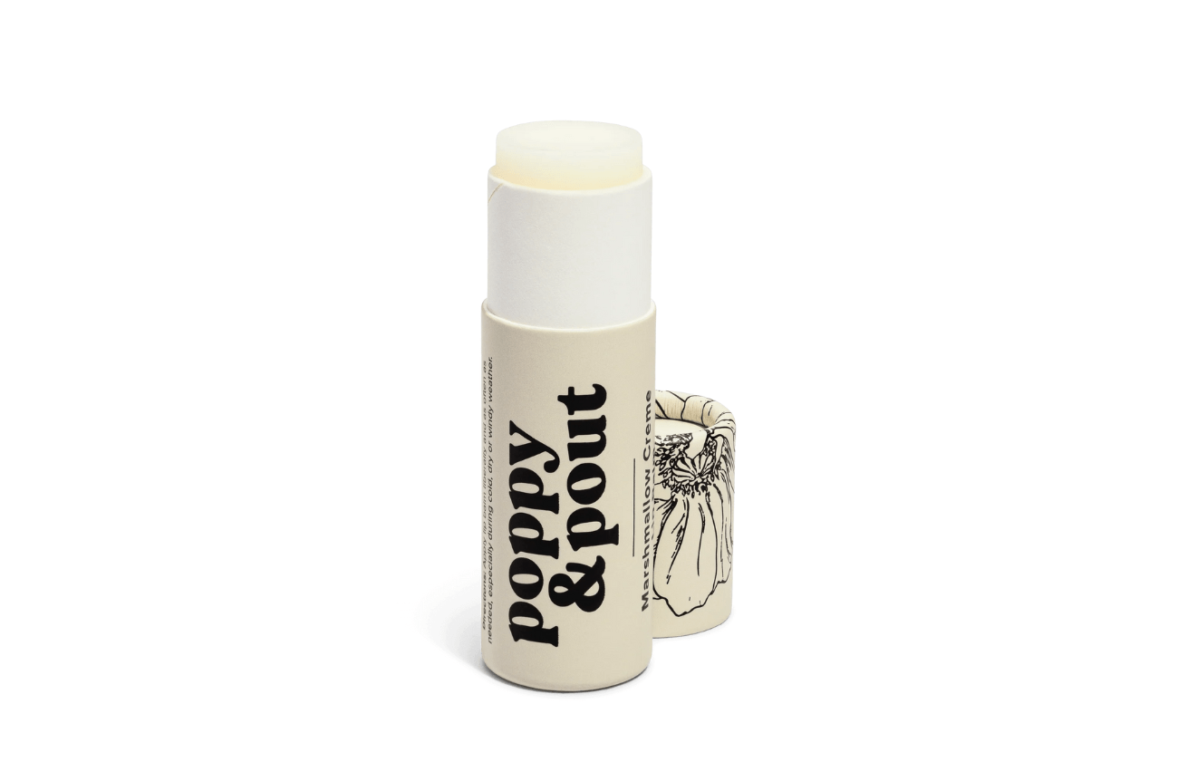 Poppy & Pout Marshmallow Creme Natural Lip Balm