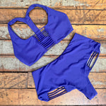Hitchiker Bottoms- High waisted Cheeky Laser Cut