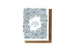Root & Branch Paper Co. Welcome Little One Card Eco Friendly Seasonal Greeting Cards