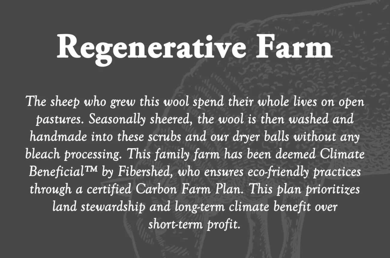 Rustic Strength Wool Scrub