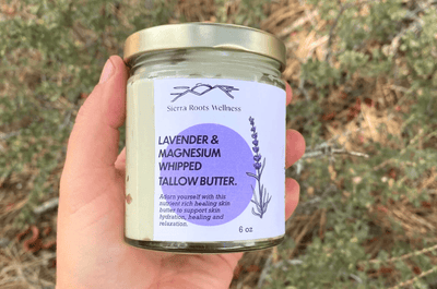 Sierra Roots Wellness Lavender & Magnesium Whipped Tallow Butter