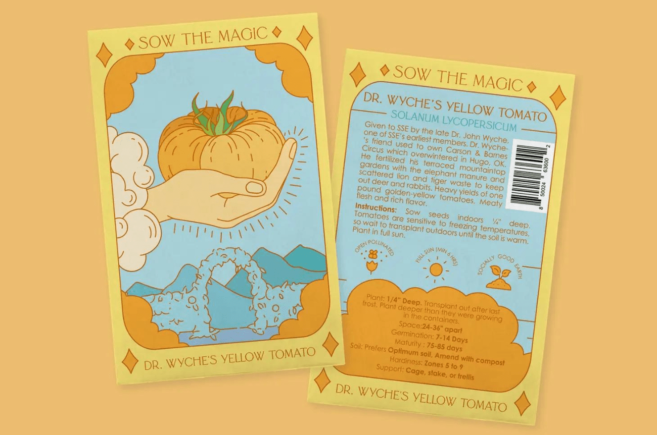 Sow the Magic Dr. Wyches Yellow Tomato Tarot Seed Collection