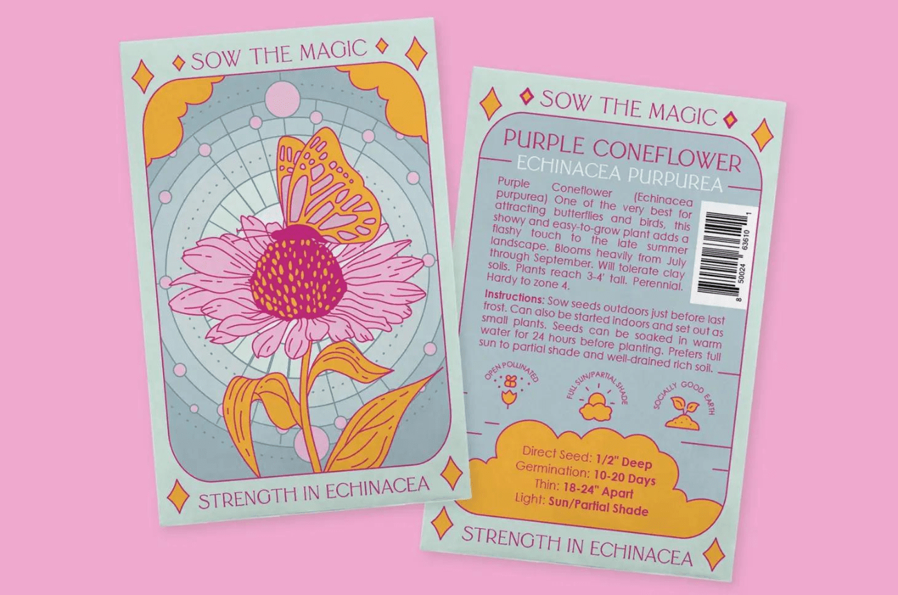 Sow the Magic Echinacea Tarot Seed Collection