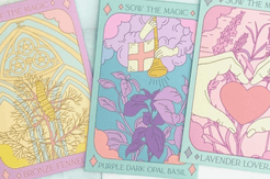 Sow the Magic Purple Opal Basil Tarot Seed Collection