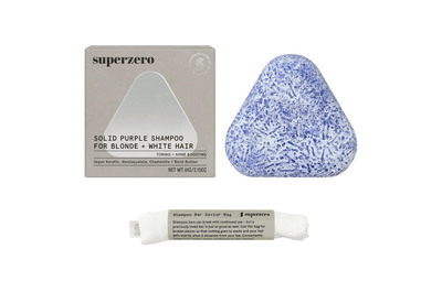 Superzero Shampoo Bar for Blonde, Highlighted, and White Hair