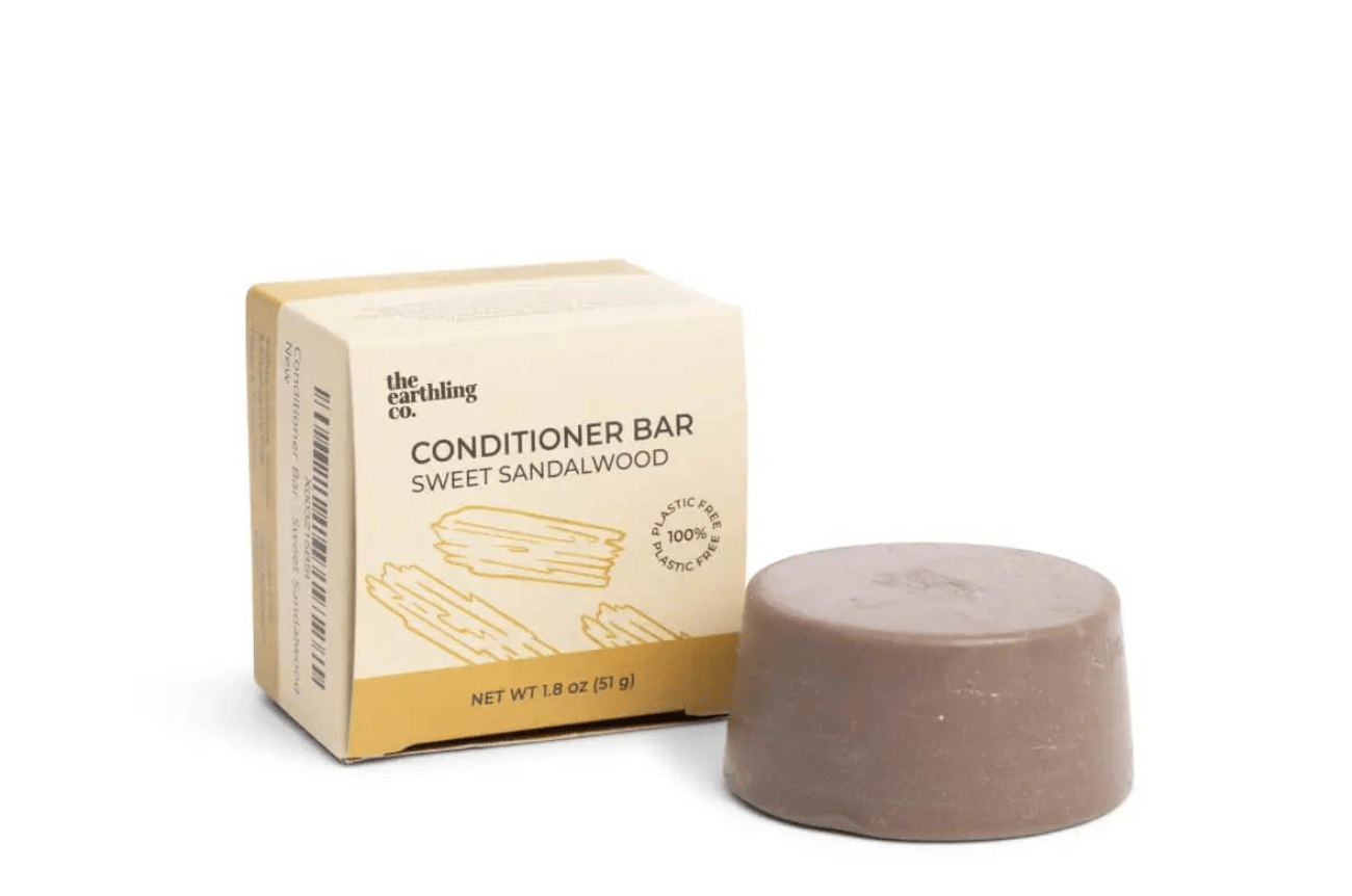 The Earthling Co. Sweet Sandalwood Boxed Conditioner Bar