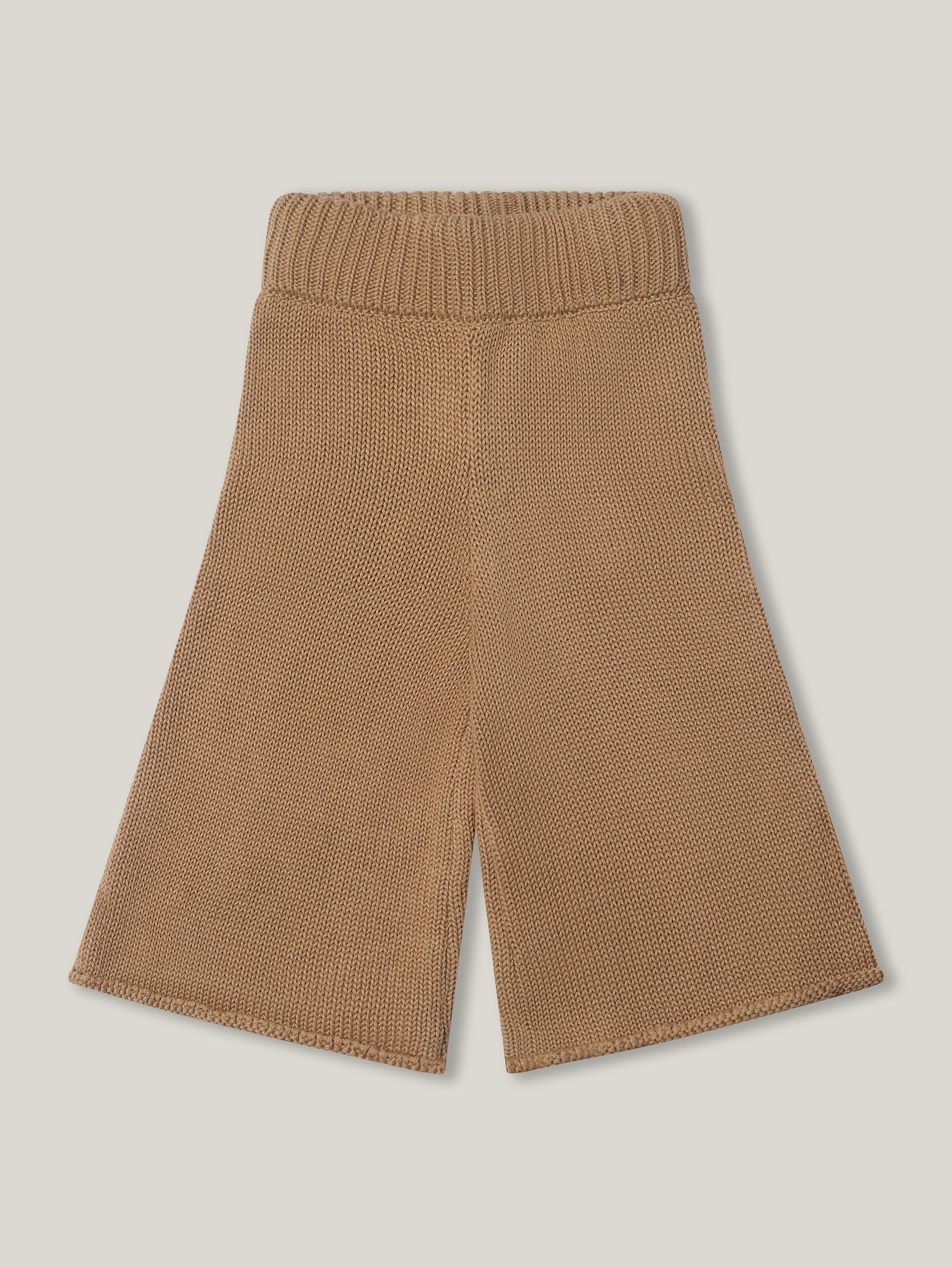 The Wide Leg Knit Trouser