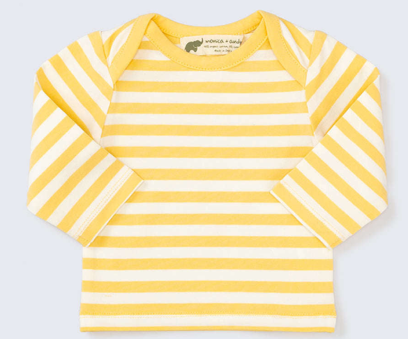 Welcome Home Top - Yellow Classic Stripe