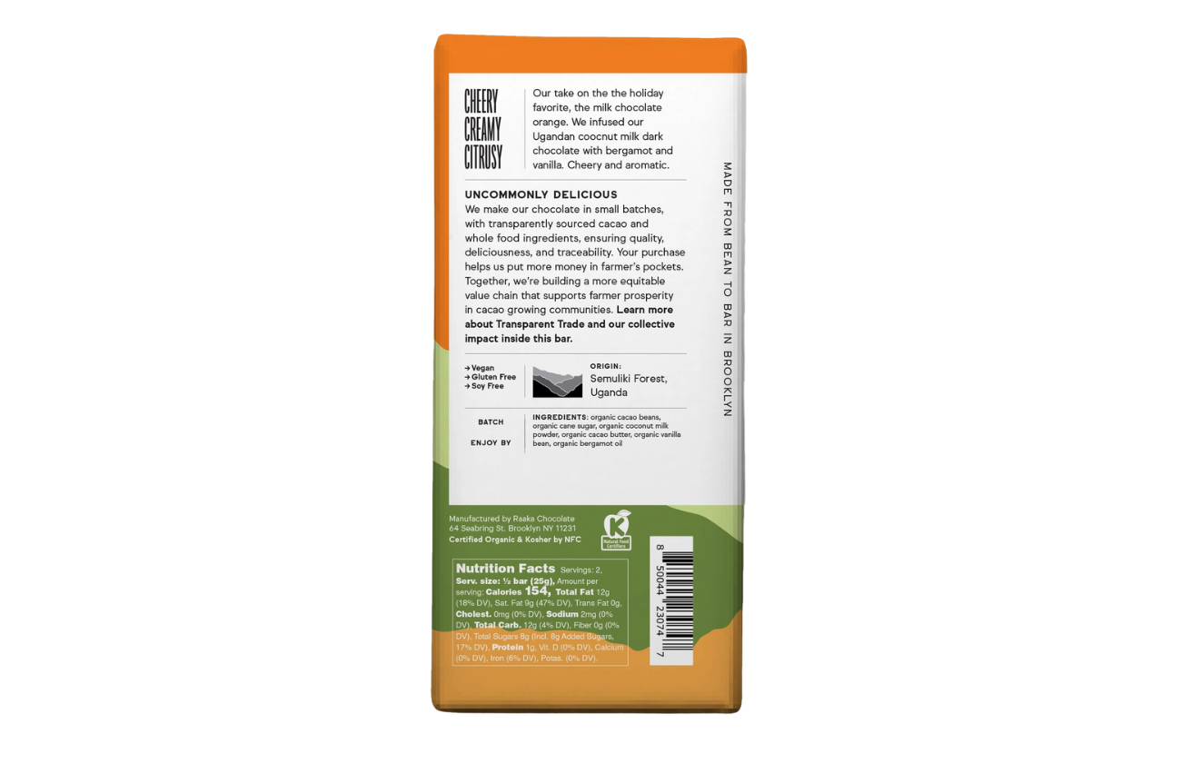 Winter Citrus Chocolate Bar