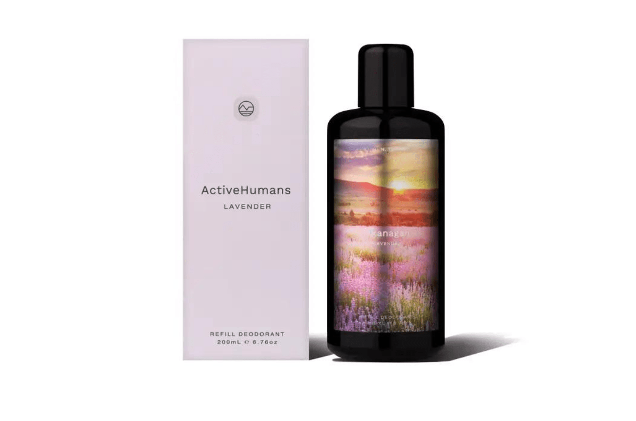 Active Humans Lavender Natural Deodorant Spray Refill