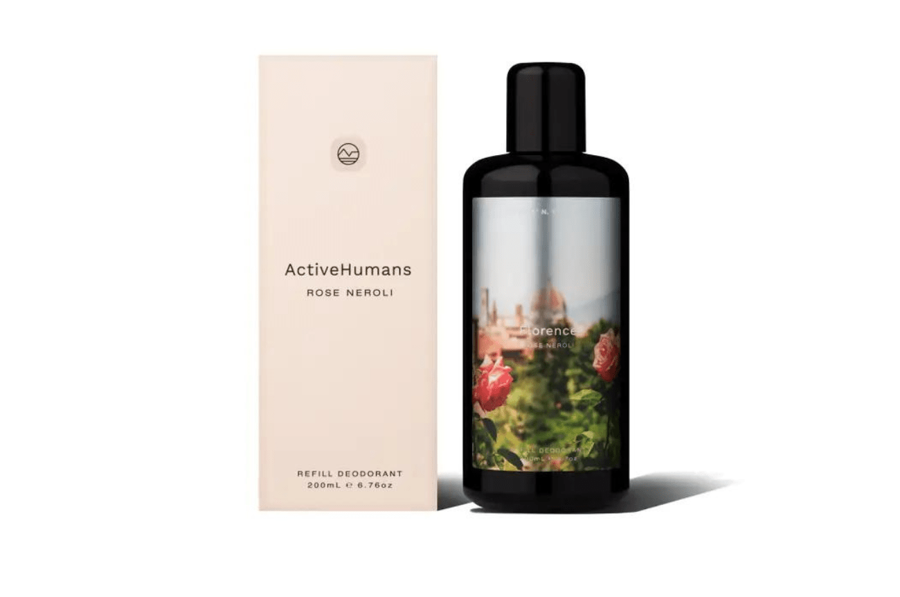 Active Humans Rose Neroli Natural Deodorant Spray Refill