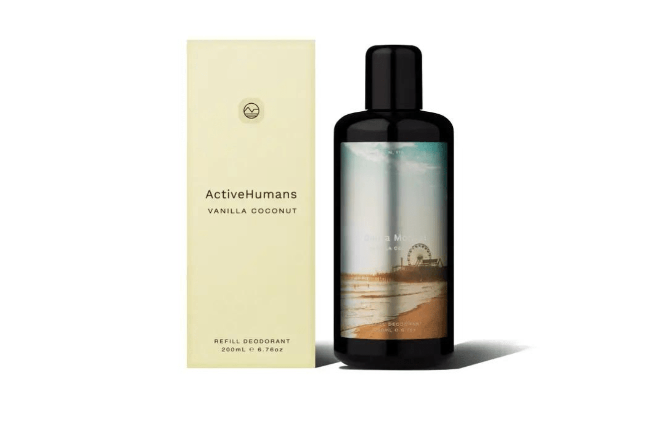 Active Humans Vanilla Coconut Natural Deodorant Spray Refill