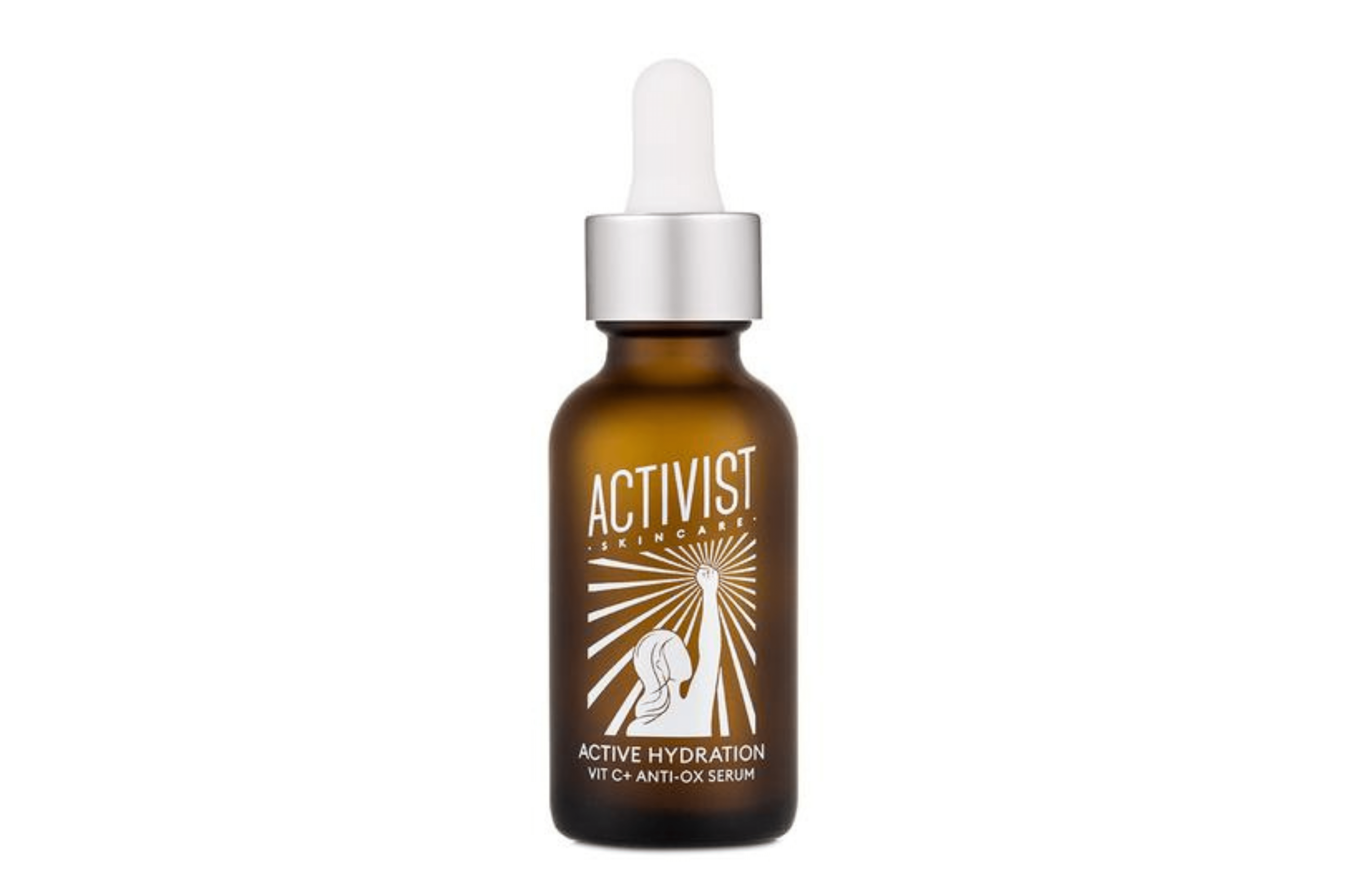 Activist Skincare Glass Jar - Dropper Active Hydration Vitamin C+ Antioxidant Serum