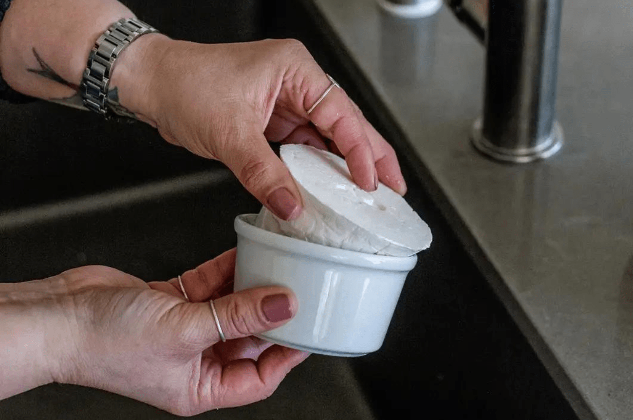 Ardent Goods Solid Dish Soap in Porcelain Bowl Refill