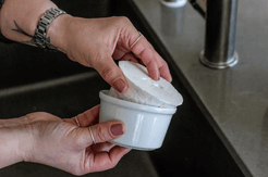 Ardent Goods Solid Dish Soap in Porcelain Bowl Refill