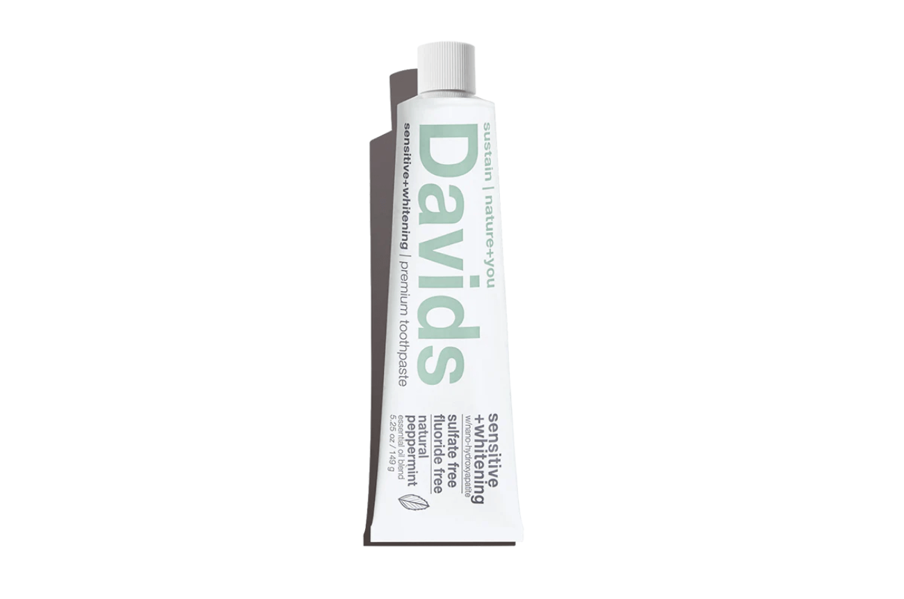 David's Peppermint Sensitivity + Whitening Toothpaste