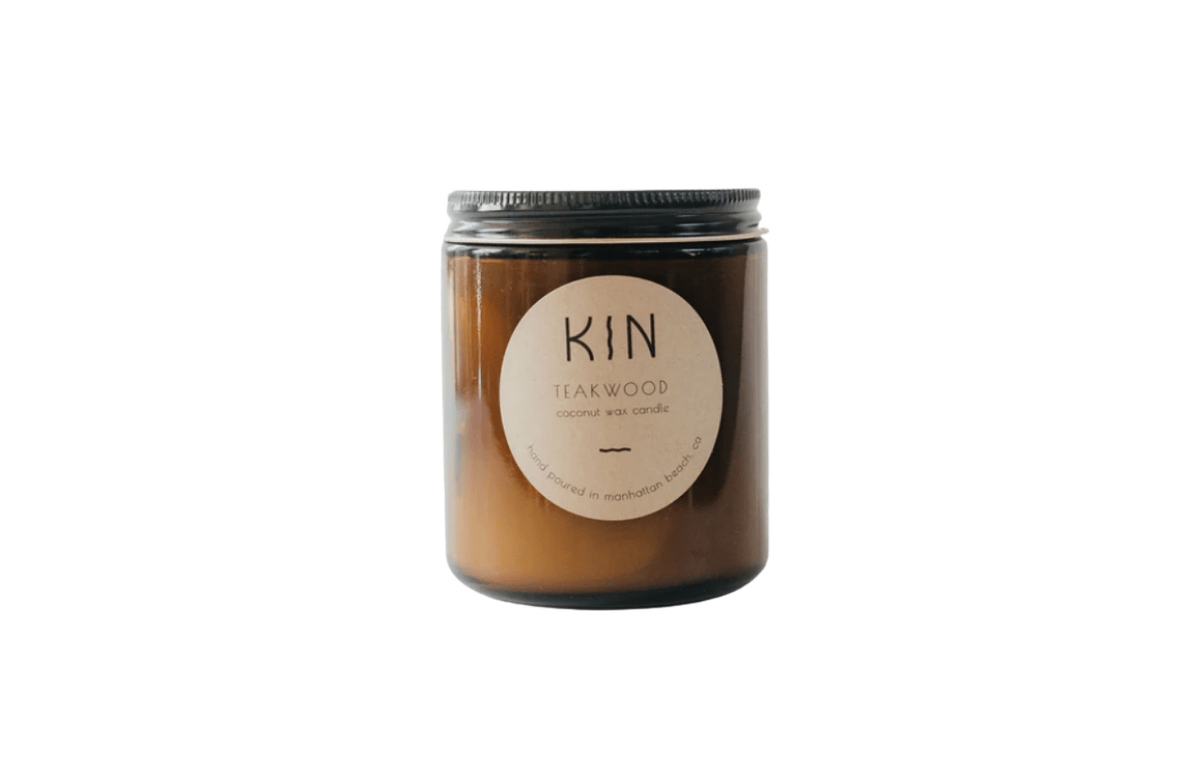 Kin Candle Teakwood Coconut Wax Candle