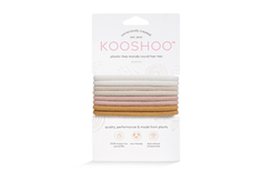 KooShoo Blonde Fibres Organic Hair Ties 8 Pack Round