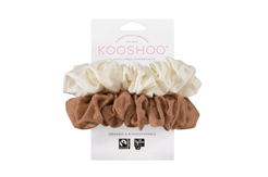 KooShoo Cappuccino Organic Scrunchies