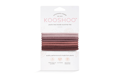 KooShoo Earth Tints Organic Hair Ties 8 Pack Round