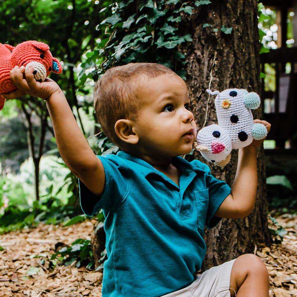 Pebble Fair Trade Baby Rattles