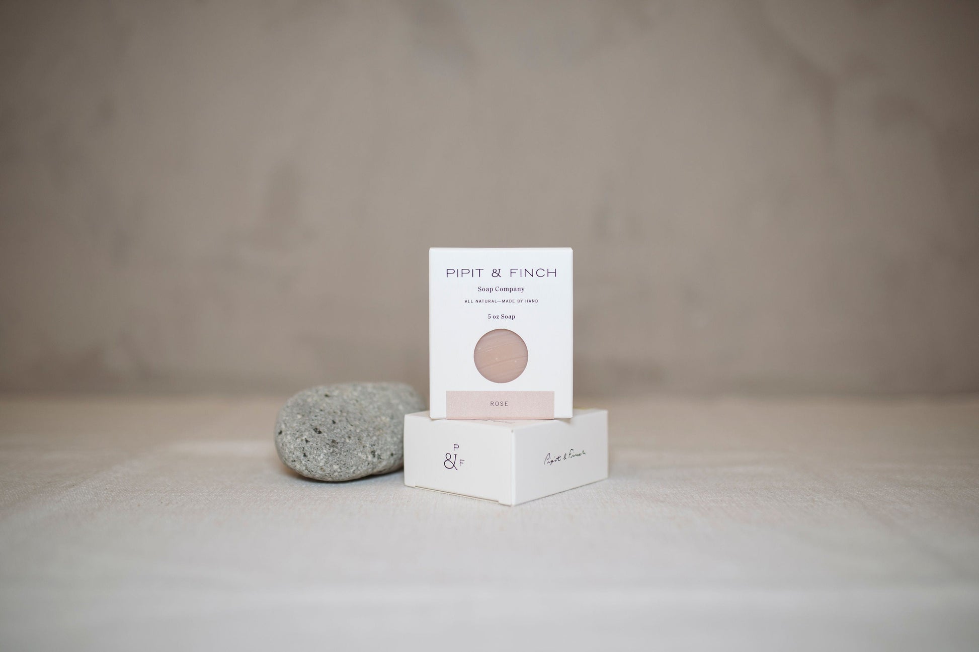 Pipit & Finch Rose Sensitive Skin Soap with Kaolin Clay Olive Oil Soap Bars