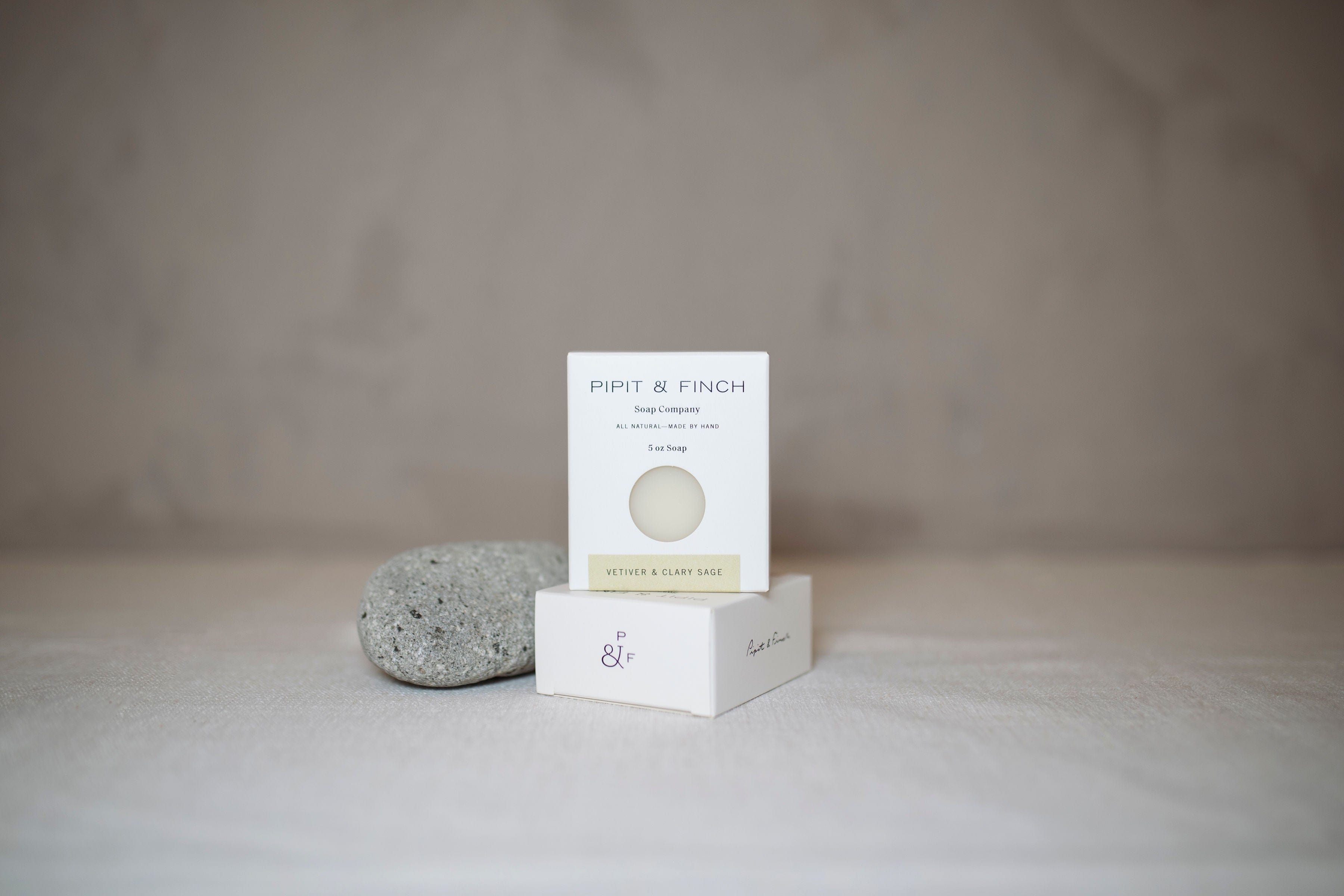 Pipit & Finch Vetiver + Clary Sage Olive Oil Soap Bars