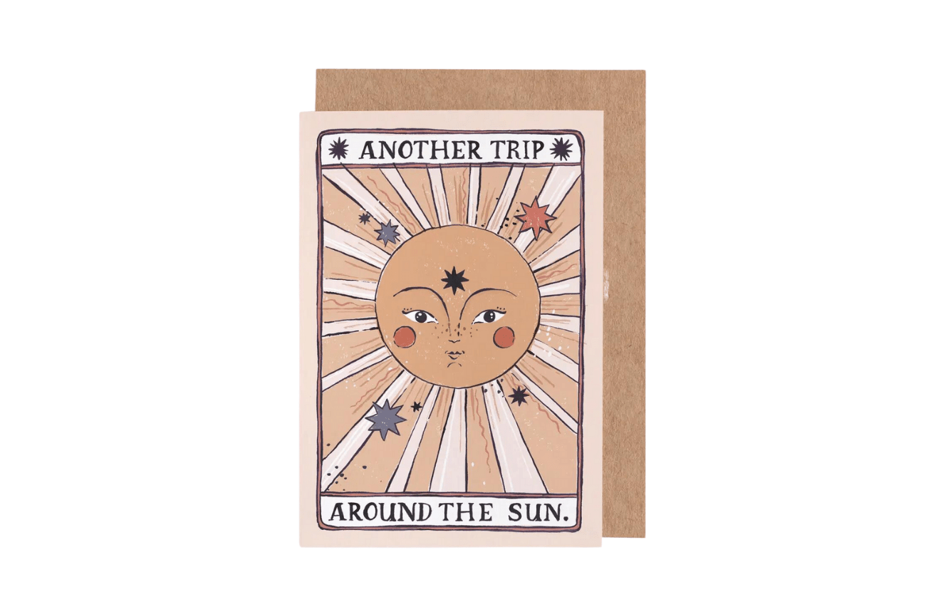 Sister Paper Co. Another Trip Around the Sun Sustainable Greeting Cards- Tarot Collection