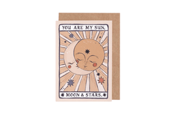 Sister Paper Co. You Are My Sun Moon + Stars Sustainable Greeting Cards- Tarot Collection