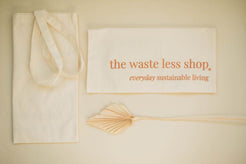 The Waste Less Shop The Waste Less Shop Logo Tote