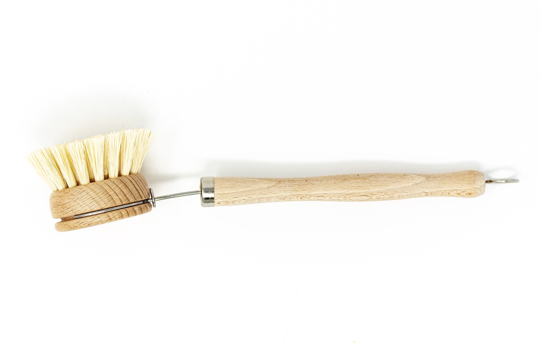 10 Beech Wood Round Dish Brush