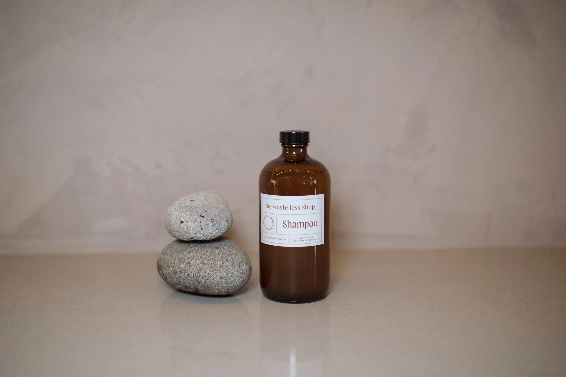 Zatik LOCAL DELIVERY Amber Glass Bottle Shampoo